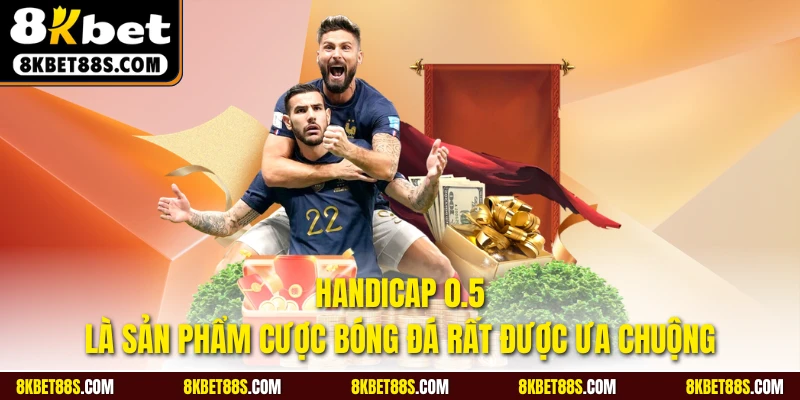 Handicap 0.5 là sản phẩm cược bóng đá rất được ưa chuộng